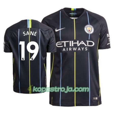 Billiga Fotbollströjor Manchester City Sane 19 Borta tröja 2018/19 Kortärmad